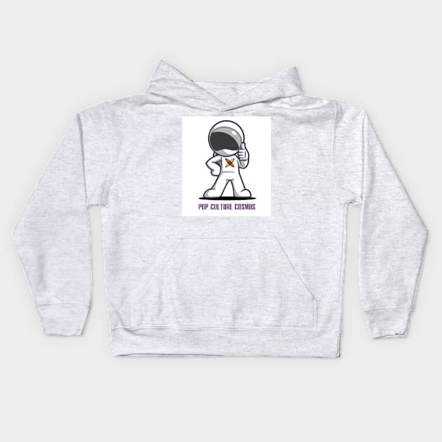 Pop Culture Cosmos Logo Front/Back Tee Kids Hoodie by Pop Culture Cosmos